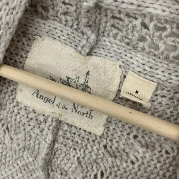 Anthropologie Angel Of The North Anais Wool Blend Long Cardigan Sweater - Picture 8 of 9